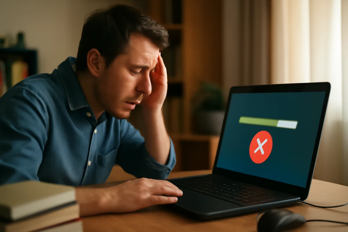 Cosa succede se si interrompe l'installazione di un software? L'errore che complica il PC